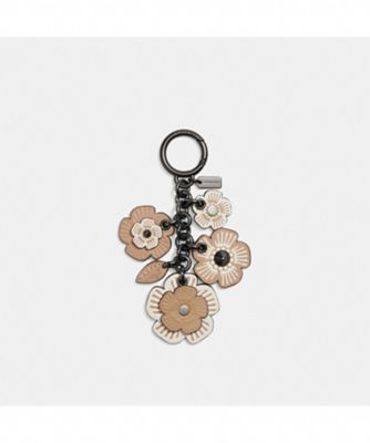 【新品】COACH コーチ フローラルミックス バッグチャーム 新品】COACH コーチ フローラルミックス バッグチャーム
